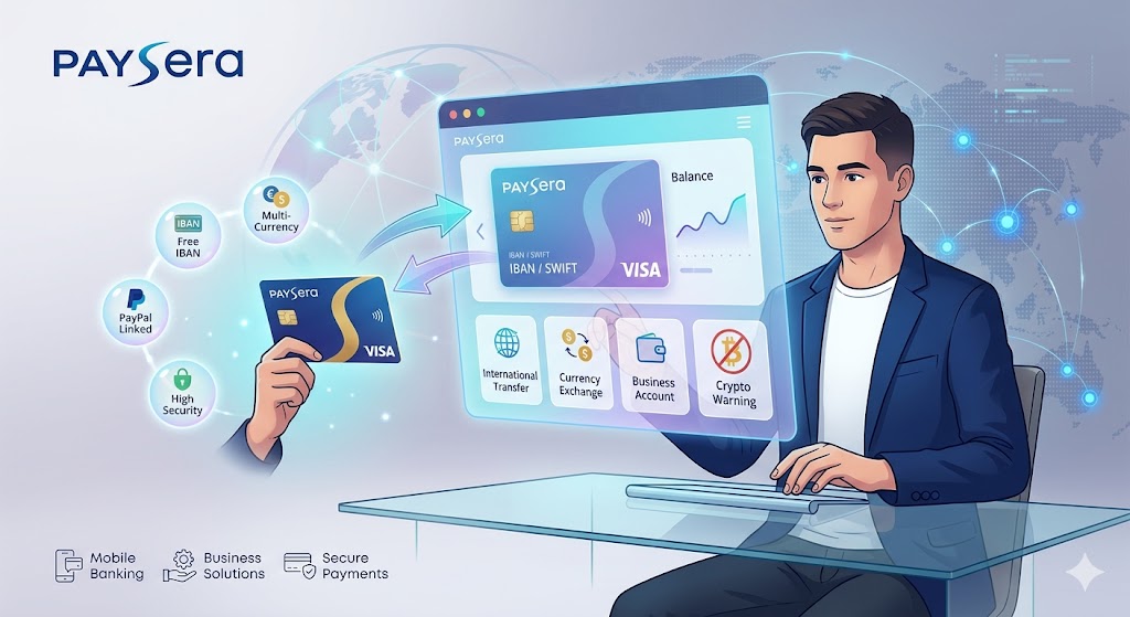 دليلك الشامل لفتح حساب بايسيرا (Paysera) في 2026