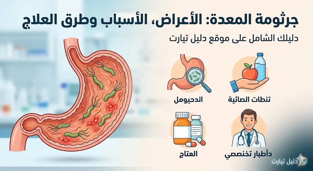 جرثومة المعدة: الأعراض، الأسباب وطرق العلاج