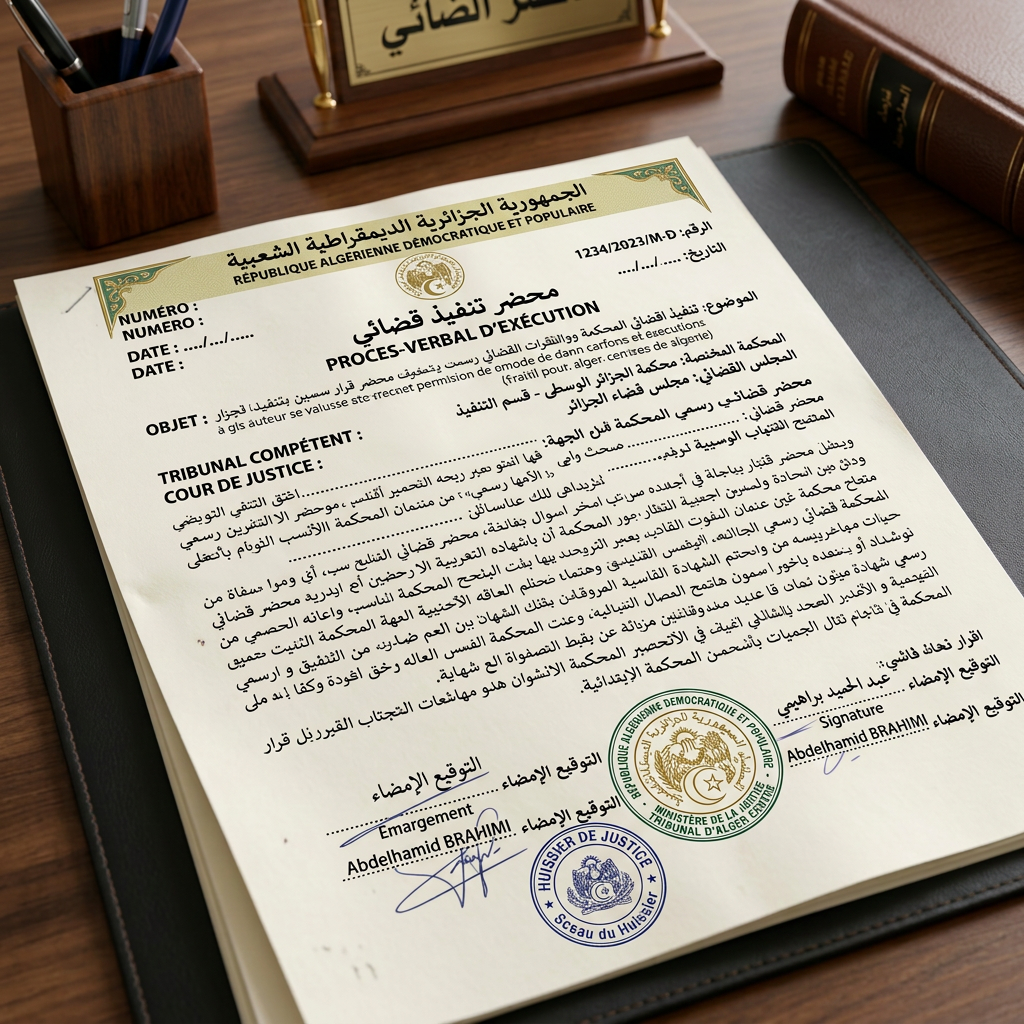 Official judicial report document from Jordan with signatures and government stamp