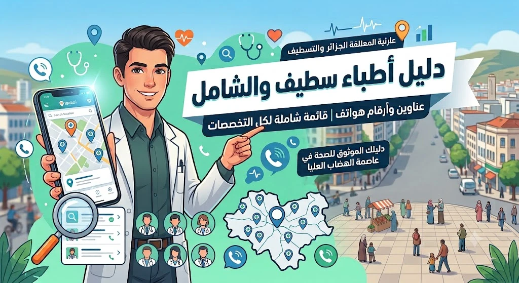دليل اطباء سطيف عناوين اطباء سطيف ارقم هواتف اطباء سطيف قائمة اطباء سطيف عناوين ارقام اطباء سطيف