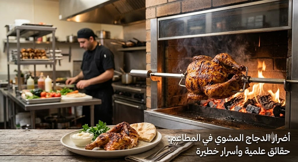 أضرار الدجاج المشوي في المطاعم حقائق علمية وأسرار خطيرة